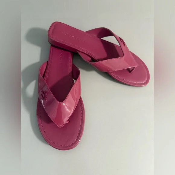 COACH FLAT SANDALS 9.5 - Picture 4 of 11